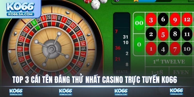Top 3 game casino hot tại KO66
